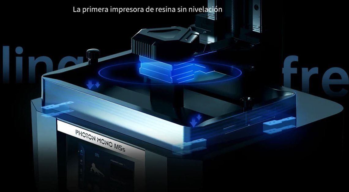 Impresora de resina 12K sin necesidad de nivelación